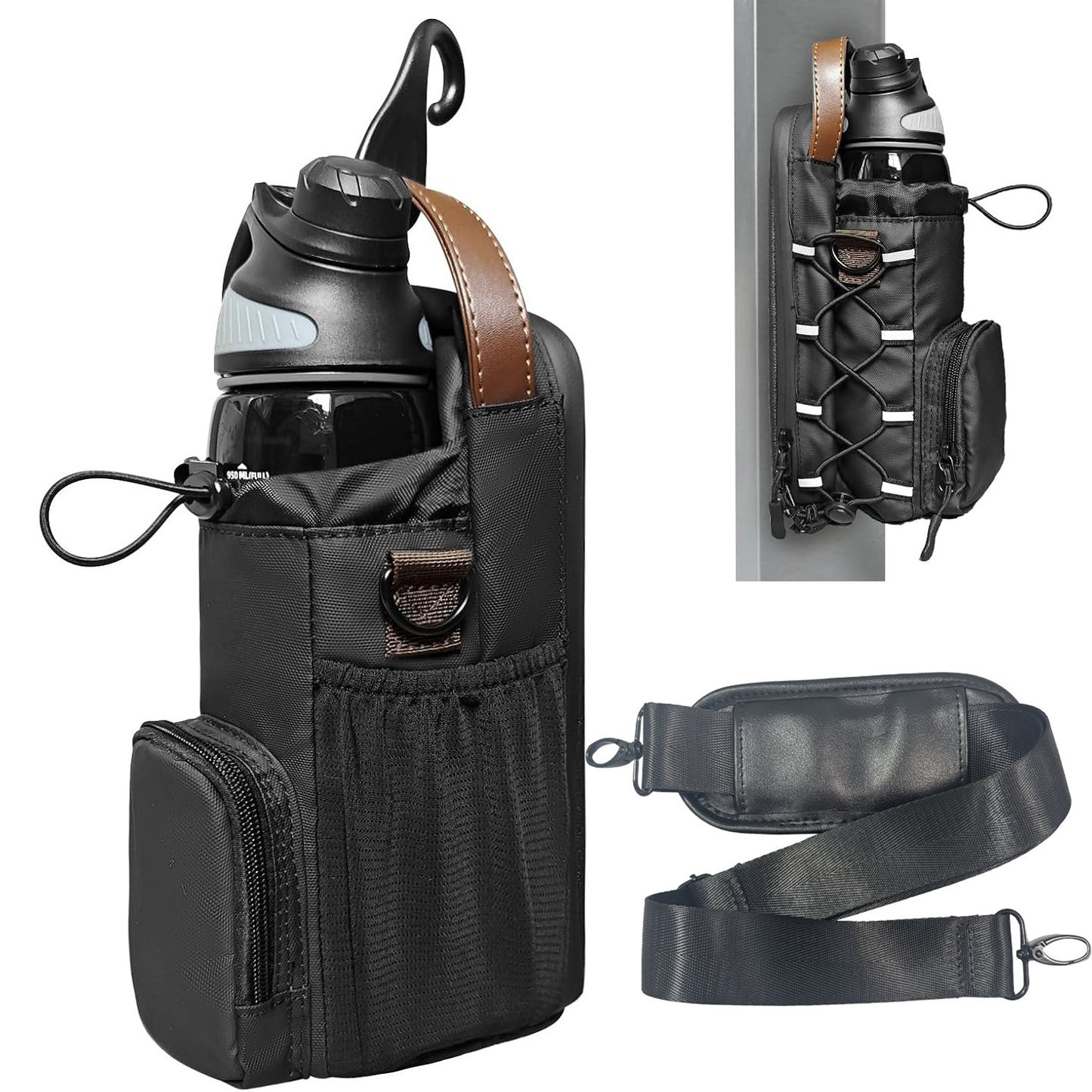 Magnetic Sports Water Bottle Shoulder Bag