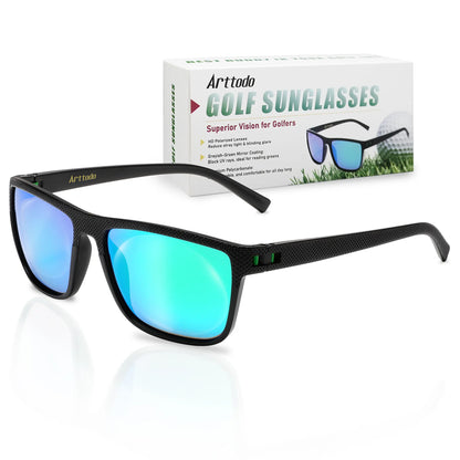 Polarized Golf Sunglasses for Men – Lightweight UV Protection Eyewear, Golf 