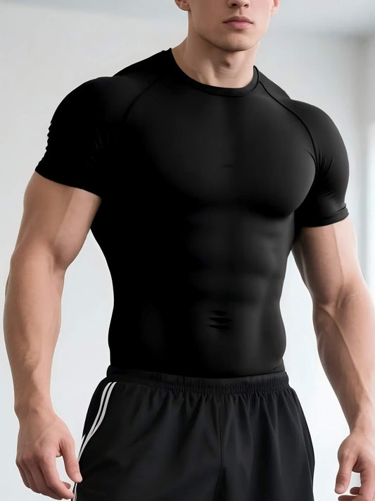Men's Quick-Dry Compression Workout Shirt