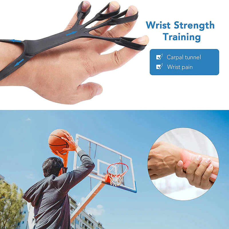 Silicone Finger Exercise Stretcher – Hand Grip Trainer for Strength & Rehabilitation Support