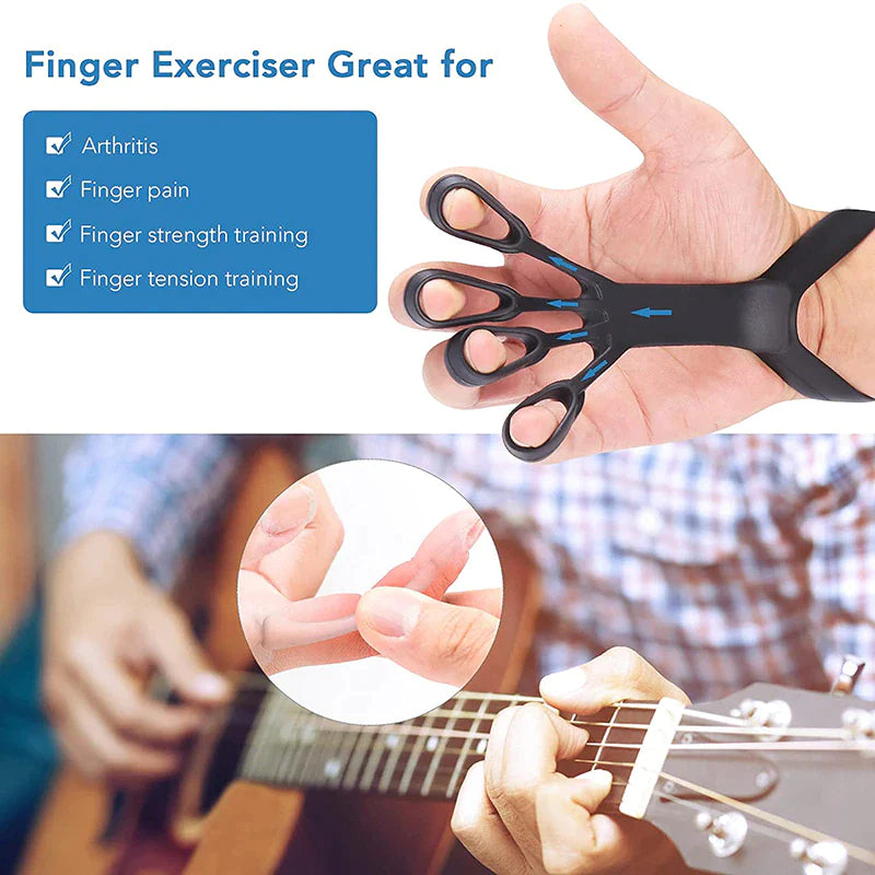 Silicone Finger Exercise Stretcher – Hand Grip Trainer for Strength & Rehabilitation Support