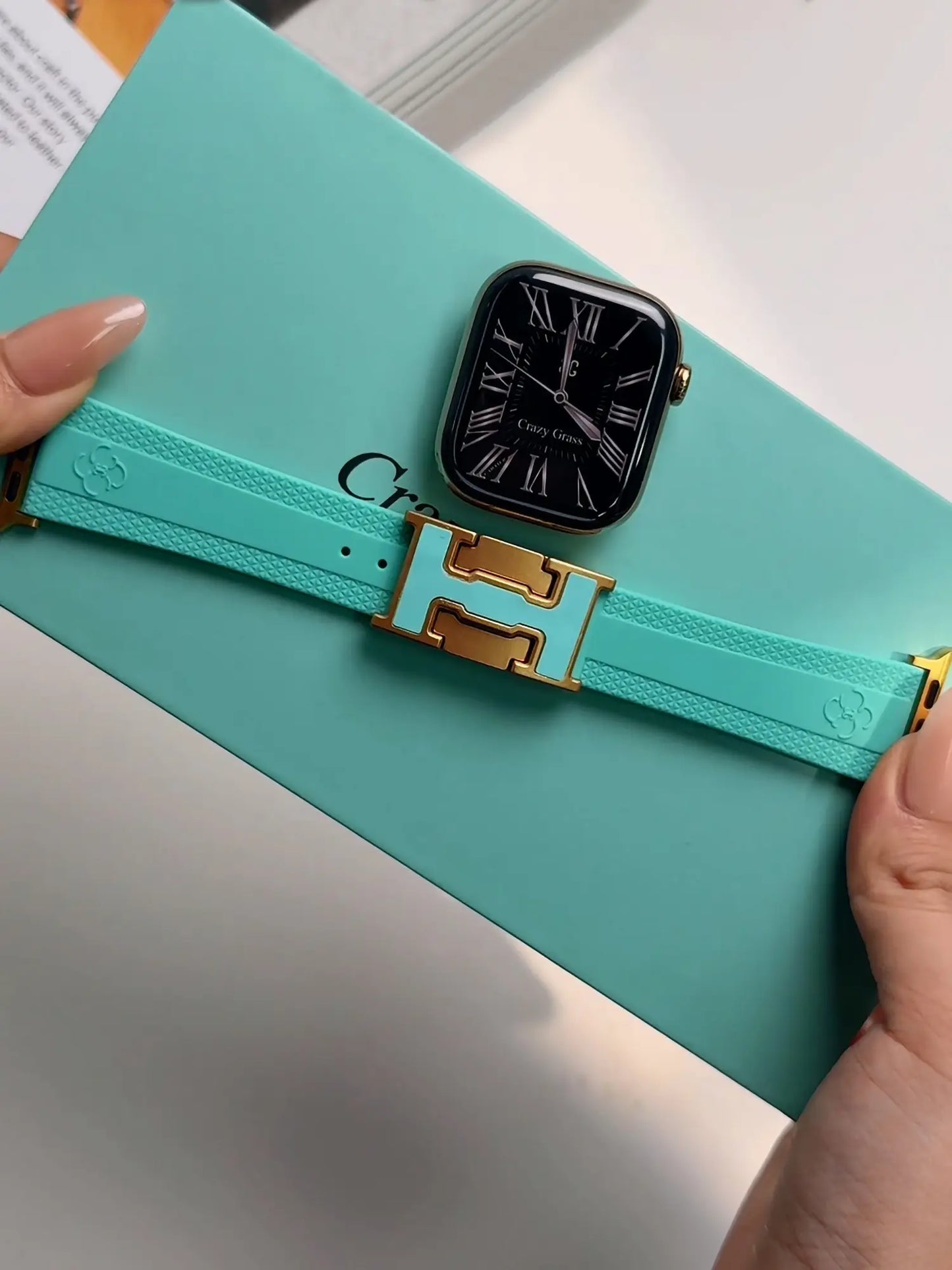 Premium Silicone Watch Band with Magnetic Clasp for Apple Watch (38-49mm) - Breathable and Water-Resistant Strap for Women, Ideal for Work and Daily Sports, Compatible with Series 1-10 and Ultra SE
