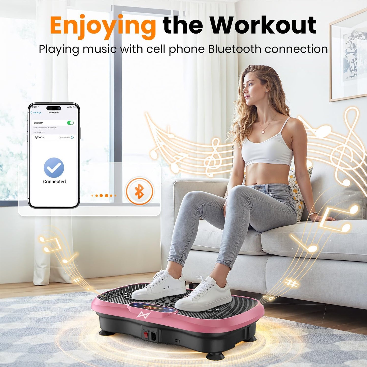 Vibration Plate Exercise Machine – Full Body Fitness Platform for Home, Gym & Office